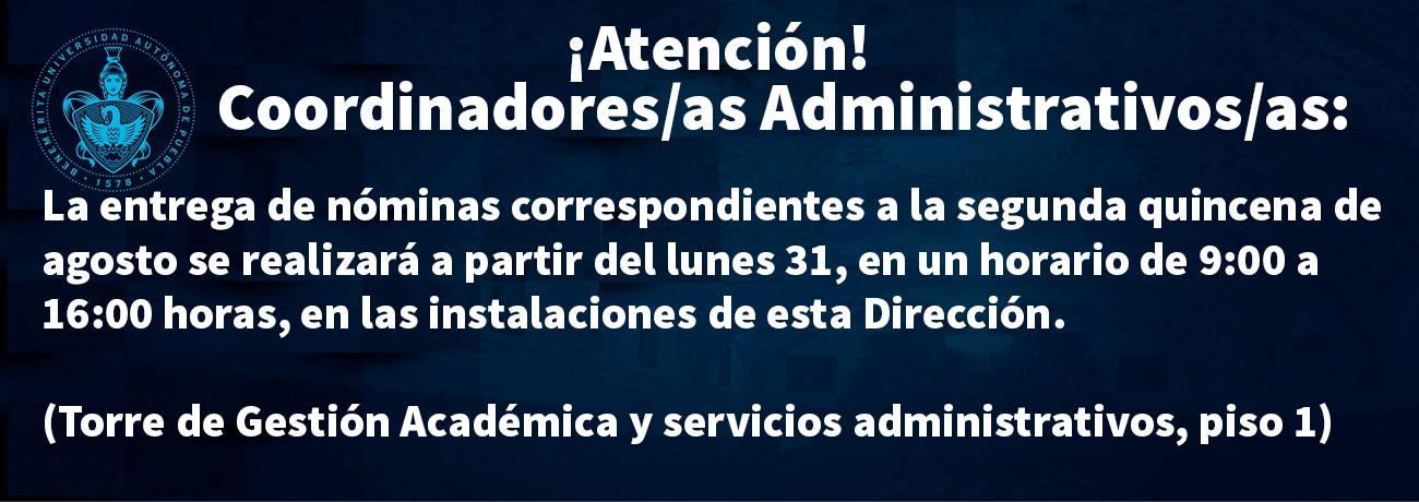 Aviso entrega de nómina enero 24