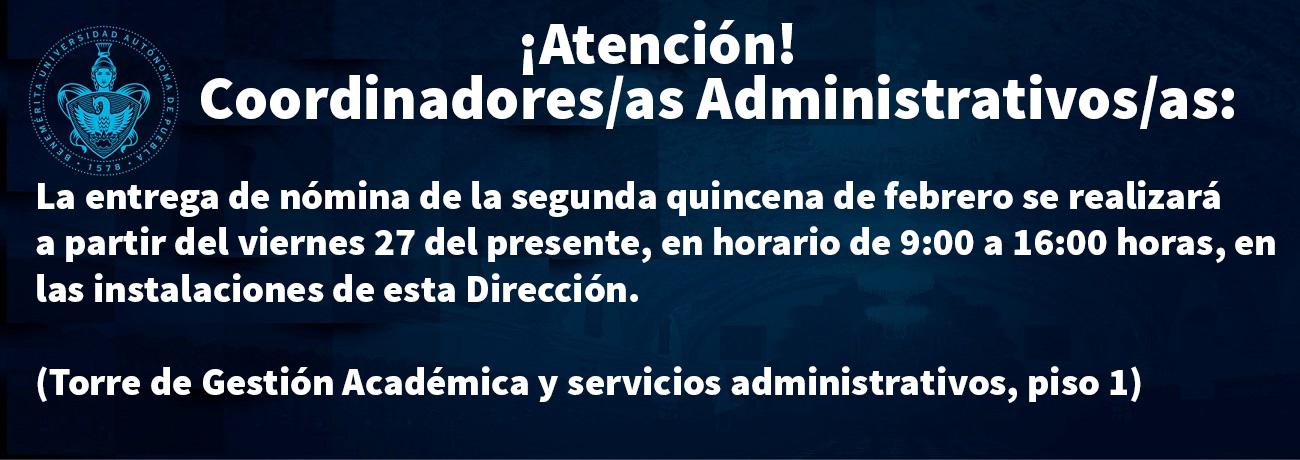 Aviso entrega de nómina enero 24