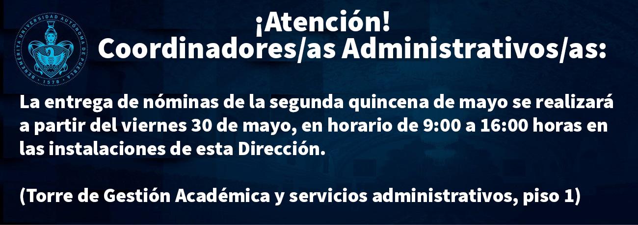 Aviso entrega de nómina enero 24