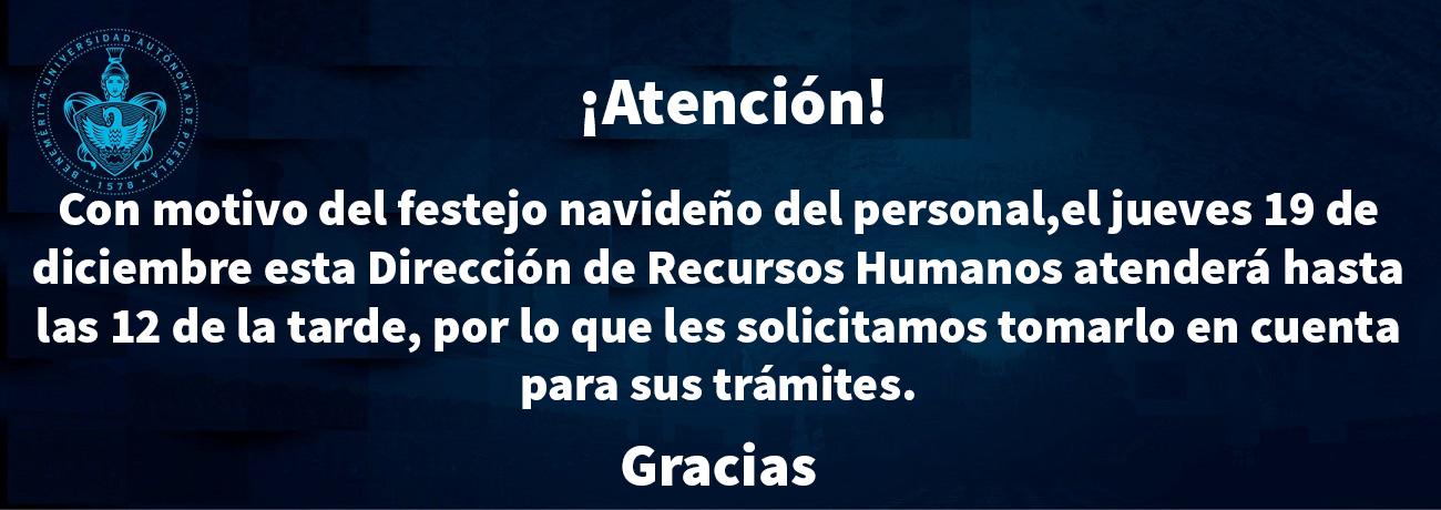 aviso horario navidad