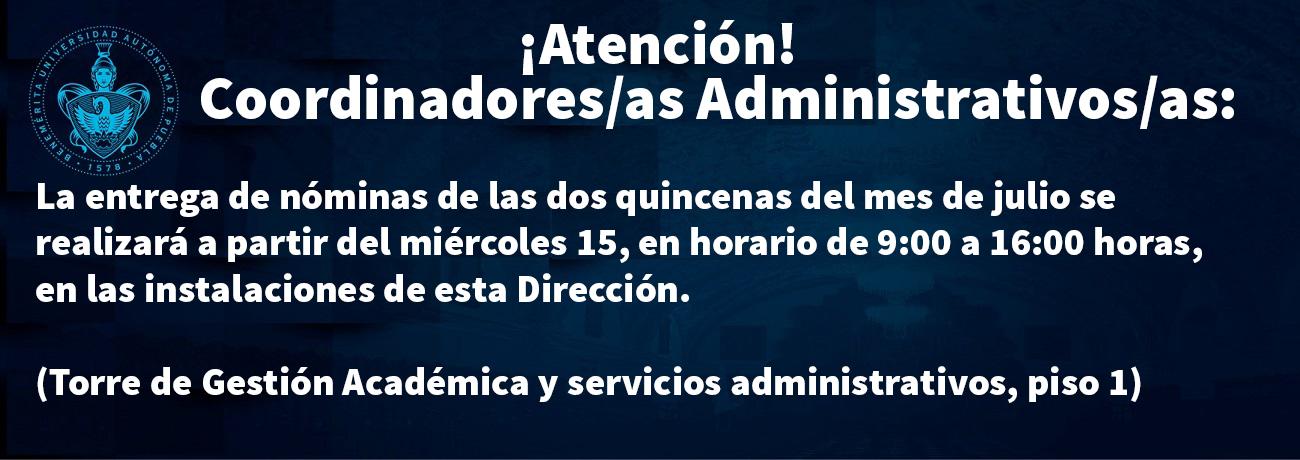 Aviso entrega de nómina enero 24 Aviso entrega de nómina enero 24